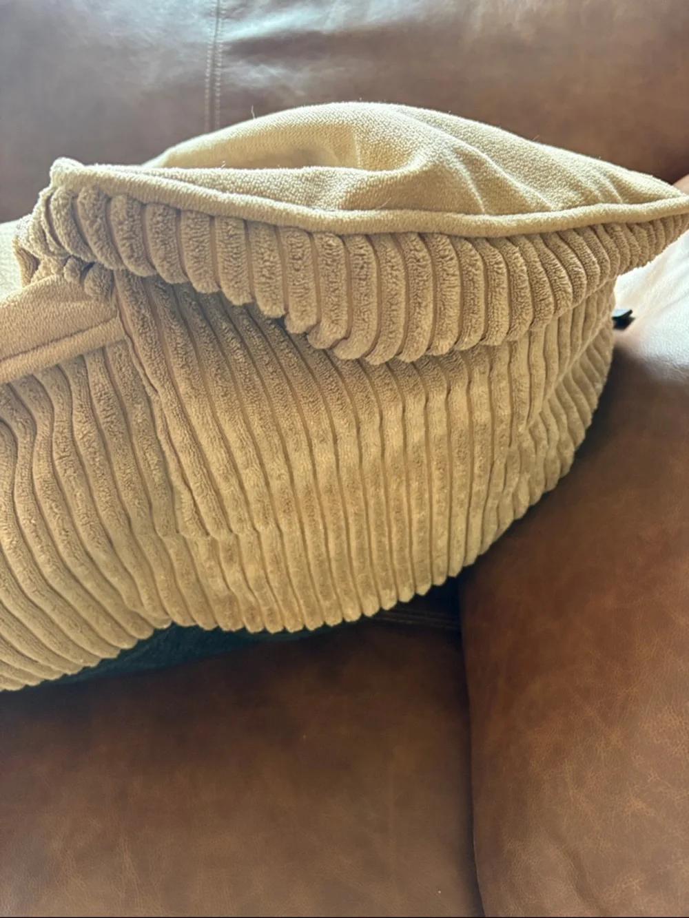 FUNNY FUZZY Pet Stair - Khaki 3-Step Corduroy Plush COVER ONLY